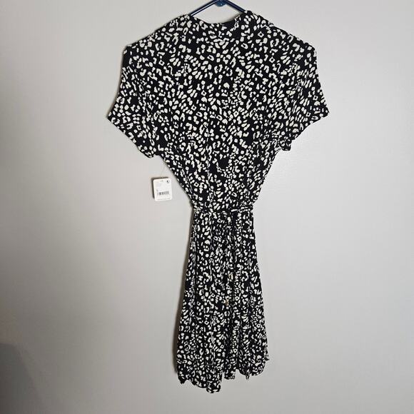 NWT Free People Marsaille Mini Dress Sz Small Black & White - Picture 10 of 16